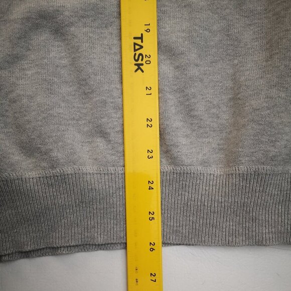 Gap Men's Size Medium Grey Hoodie with Drawstring Hood & Kangaroo Pocket - Picture 7 of 8